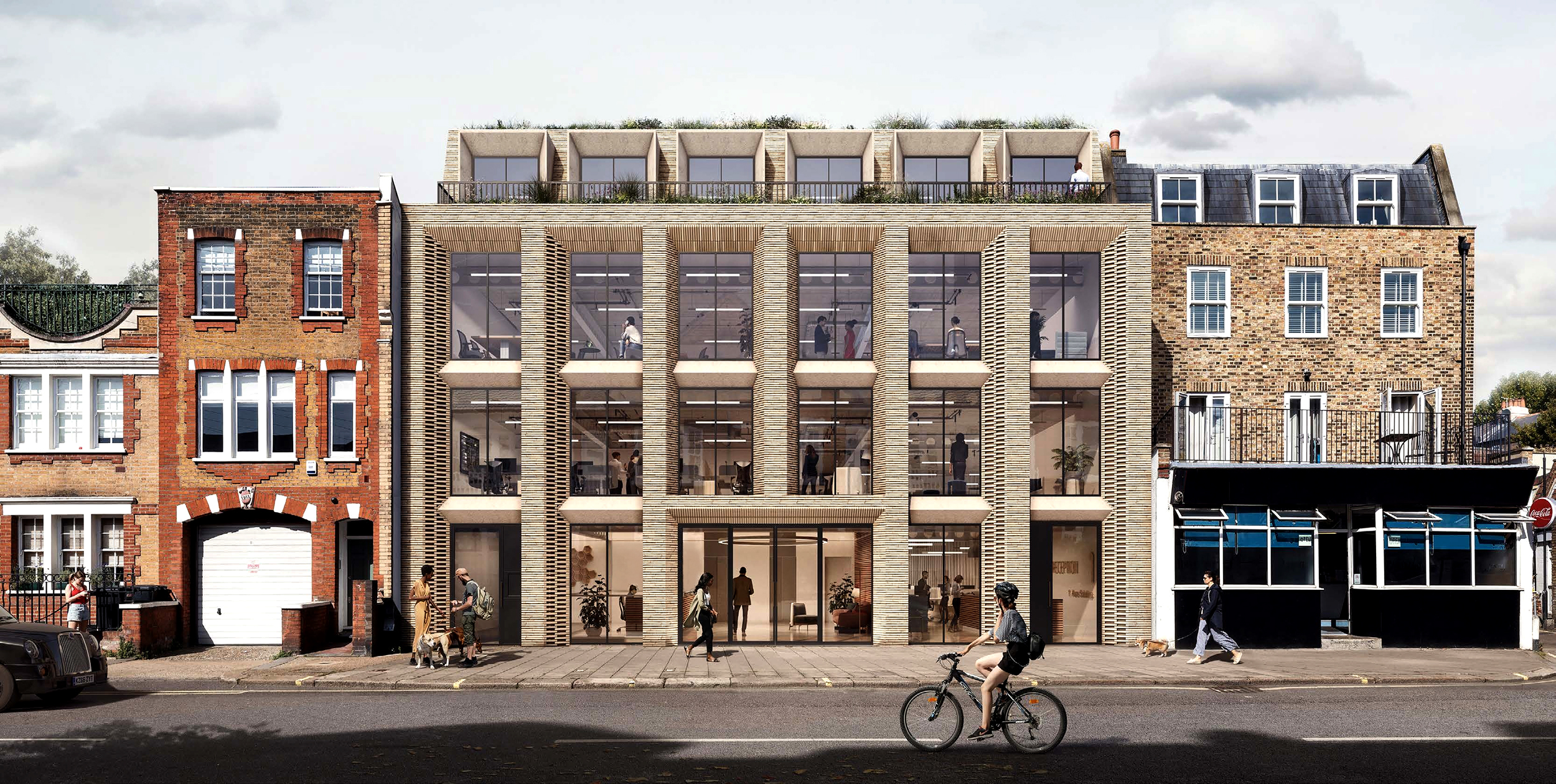 Brightwell exterior — Peterborough Mews facade