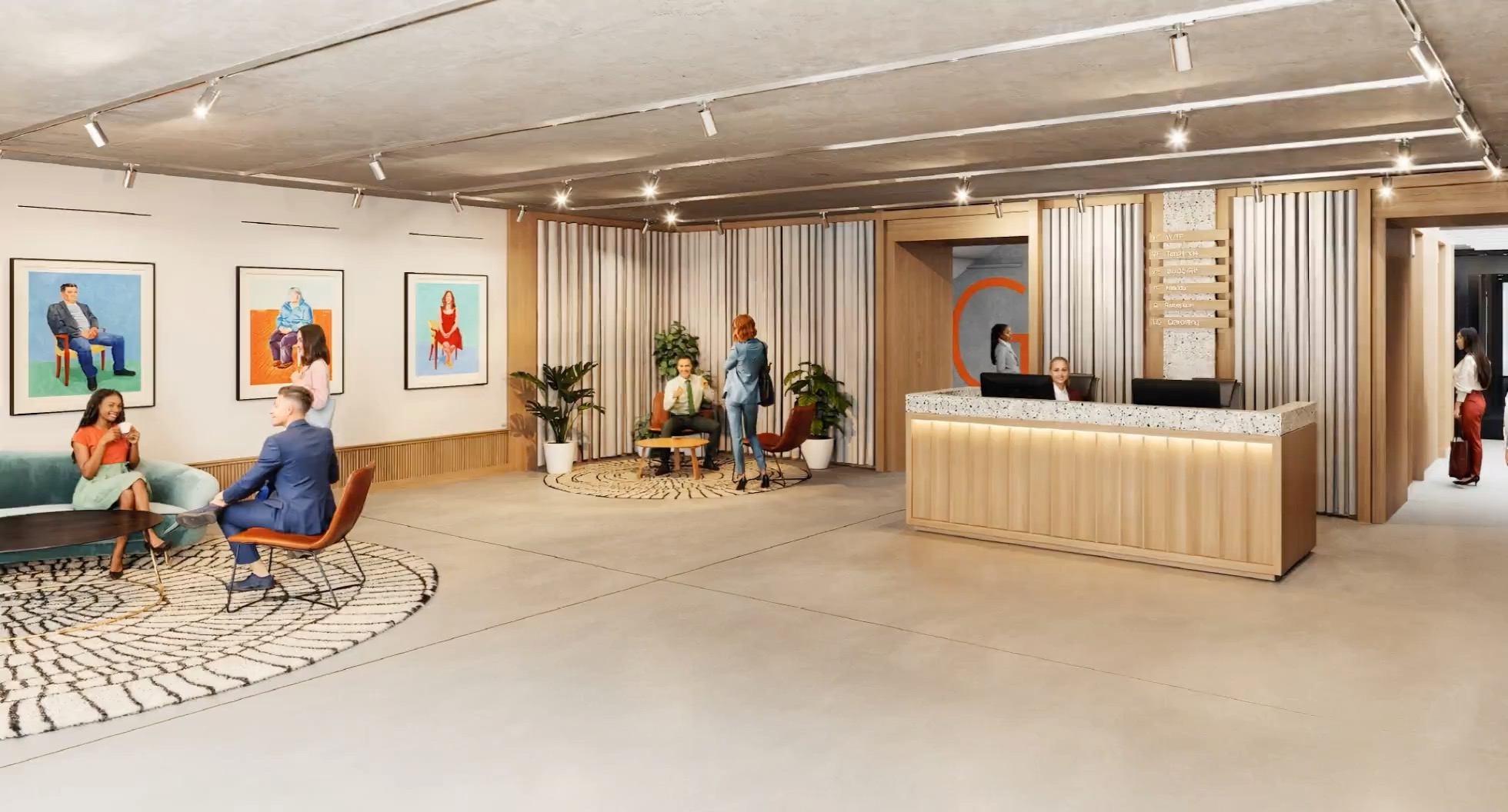 Brightwell reception interior